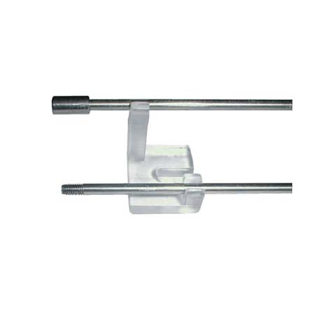 Articolo 499 ECOBIRDS KIT linea elettrificata composto da barra filettata, staffe supporto, boccola - Idoneo all'utilizzo con il Mod. 571 Pinza professionale - Osd gruppo Ecotech srl